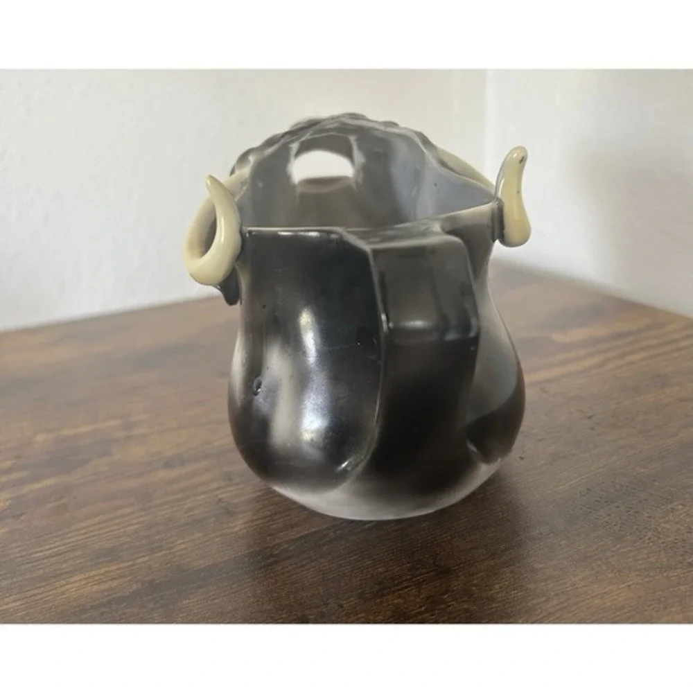 RARE Vintage Royal Bayreuth‎ Creamer Pitcher Water Buffalo Bavaria Stamped